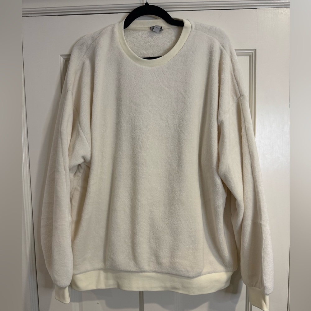 Unisex Cream Crewneck St Barth Sweater